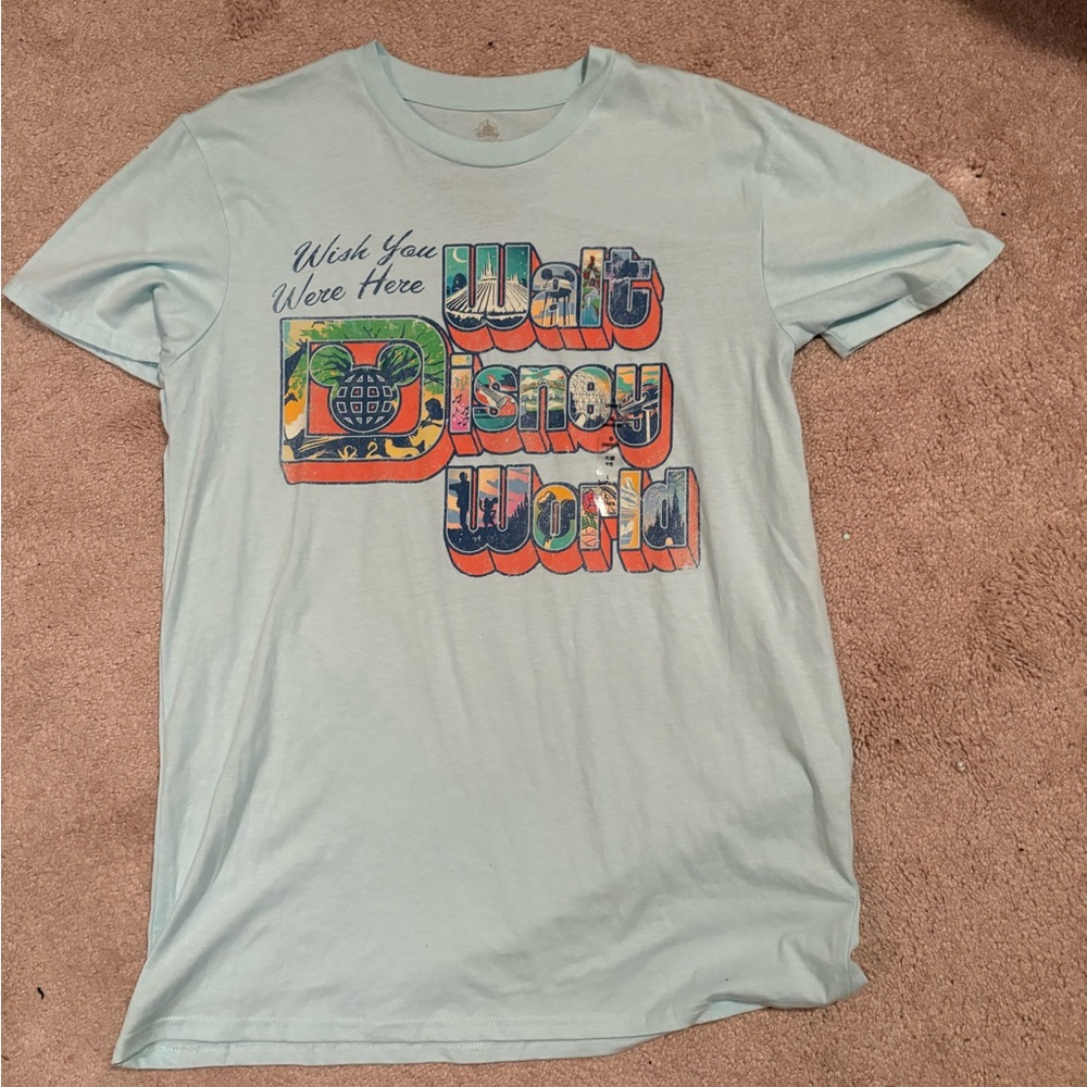 BRAND NEW Walt Disney World Blue Tshirt Size Large